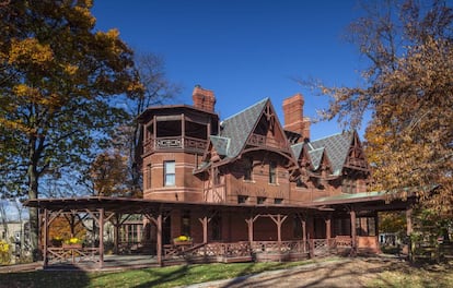 La casa museo del escritor Mark Twain en Hartford, Connecticut (Estados Unidos).