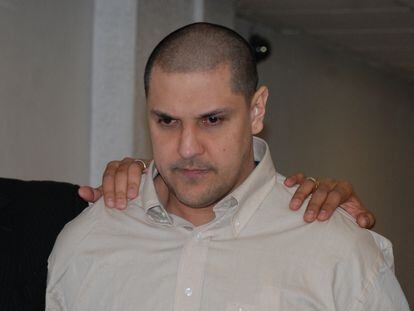 Jose Jorge Balderas Garza alias el "JJ" rapado y rasurado luego de haber sido detenido el 18 de enero de 2011 en Ciudad de México.