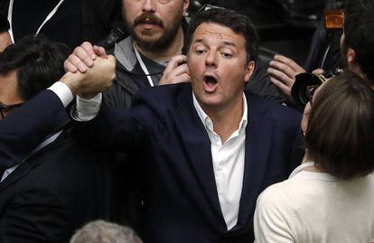 El líder del Partido Democrático, Matteo Renzi.