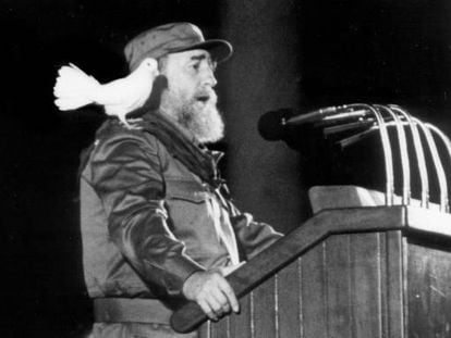 Castro en La Habana en 1989.