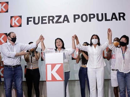 candidata a la presidencia del Perú por el partido Fuerza Popular, Keiko Fujimori