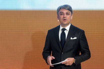 El presidente de SEAT, Luca de Meo, la semana pasada en una conferencia