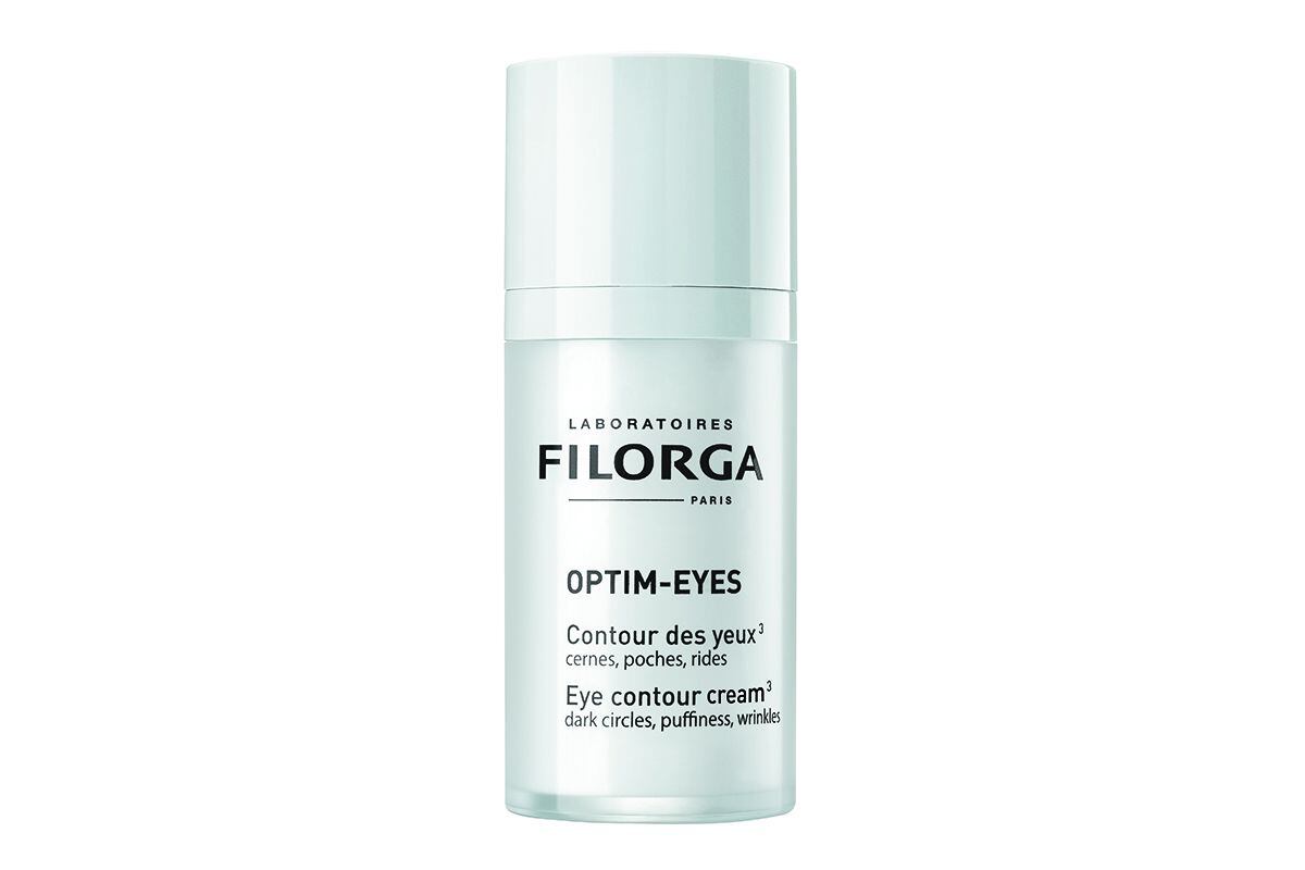 Optim-Eyes 3 en 1 con ácido hialurónico de Filorga (44,50 €).