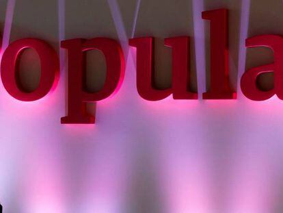 Logo de Banco Popular.