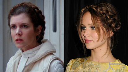 La corona trenzada es otro de los peinados icónicos del personaje. Numerosas firmas la han subido a la pasarela y celebrities como Jennifer Lawrence la han lucido en la alfombra roja.