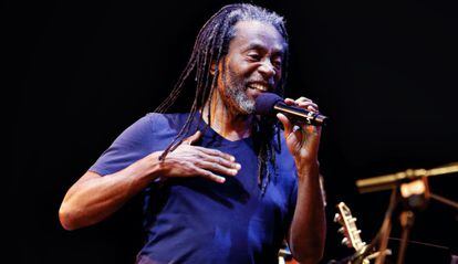 Concierto de Bobby McFerrin en el Jardin Bot&aacute;nico de la Complutense.