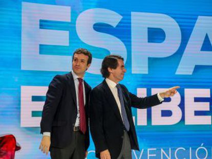 Casado recurre a Aznar para cerrar la sangría hacia Vox mientras Feijóo avisa  ‘sigo aquí’. El PP sufre su propia pinza pero la izquierda está aún peor