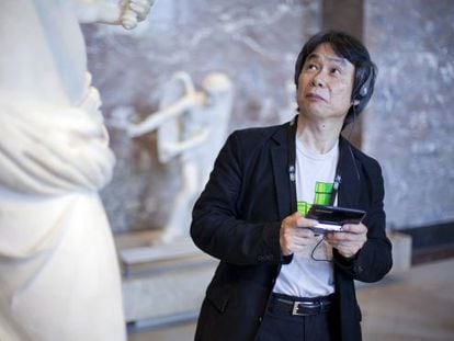 Shigeru Miyamoto, creador de Super Mario y de las nuevas gu&iacute;as del Louvre.