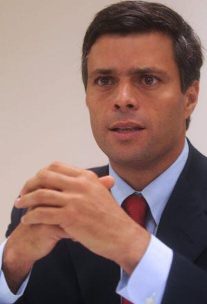 El líder opositor venezolano Leopoldo López.
