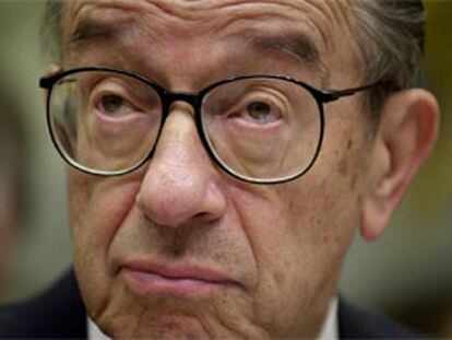 Imagén del presidente de la Reserva Federal estadounidense, Alan Greenspan.