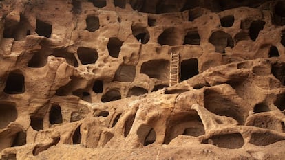 El Cenobio de Valerón, en Santa María de Guía (Gran Canaria).