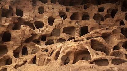 El Cenobio de Valerón, en Santa María de Guía (Gran Canaria). 