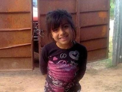 Camila Borda, asesinada en Junín, Argentina, a los 11 años.