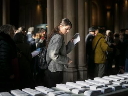 Jornada electoral en Barcelona, en una imagen de archivo.