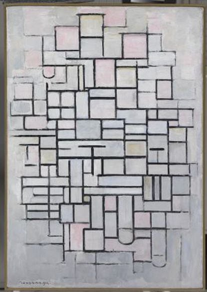 'Composition no. IV', obra de Piet Mondrian.
