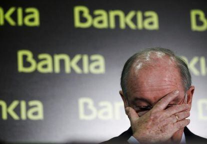 El expresidente de Bankia, Rodrigo Rato, en 2012