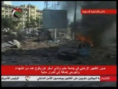 Dos explosiones causan más de 80 muertos en la Universidad de Alepo
