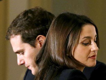 Albert Rivera e In&eacute;s Arrimadas. 