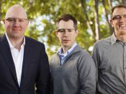 Marc Andreessen, de Andreessen Horowitz; Bill Maris, de Google Ventures, y John Doerr of Kleiner Perkins Caufield &amp; Byers, crean un fondo para invertir en empresas que impulsen las Google Glass.  