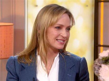 Uma Thurman, en el programa 'Today' de la cadena NBC.