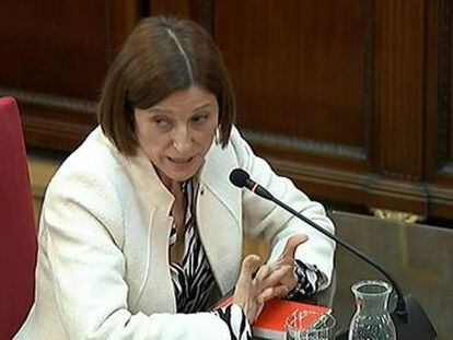 La expresidenta del Parlament asegura que actuó en defensa del debate político para no convertirse en un “órgano censor”