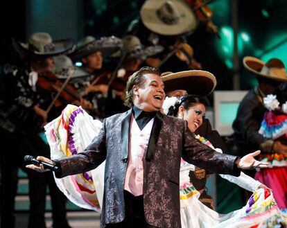 Juan Gabriel, en los Grammy Latinos de 2009.