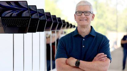 Tim Cook, consejero delegado de Apple, en un evento en Cupertino (California), sede de la compañía.