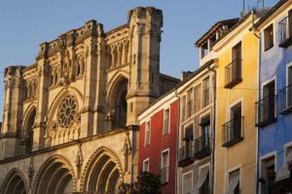 Fachada de la catedral de Cuenca.