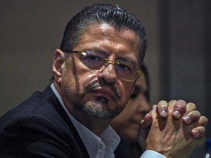 El presidente electo de Costa Rica, Rodrigo Chaves.