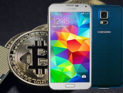 Samsung recicla sus Galaxy S5 para minar Bitcoin
