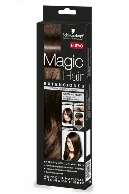 Las extensiones Magic Hair de Schwarzkopf te pueden servir para alargar tu cabello en una noche especial como ésta. Los resultados son sorprendentemente naturales.