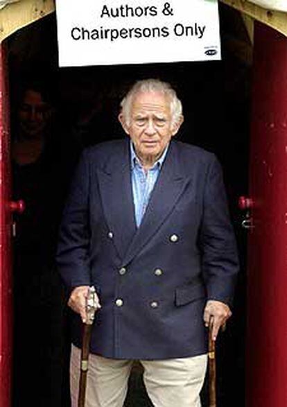 El escritor y dramaturgo Norman Mailer durante una visita a Edimburgo en 2000.