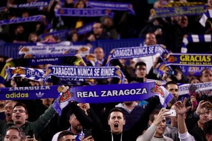 Afición del Real Zaragoza.
