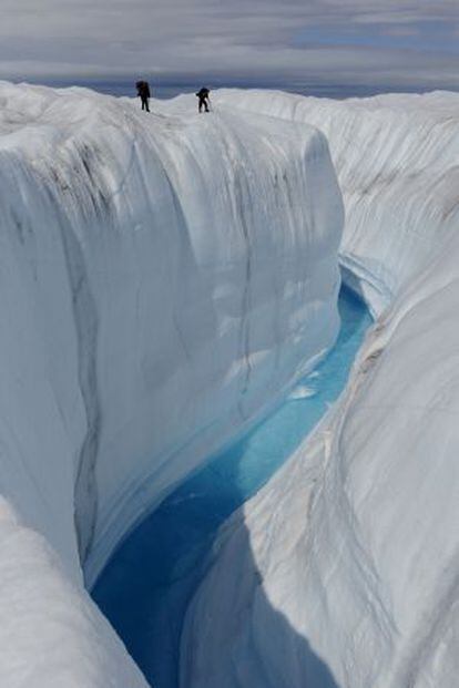 El cañón de hielo de Survey, en Groenlandia.