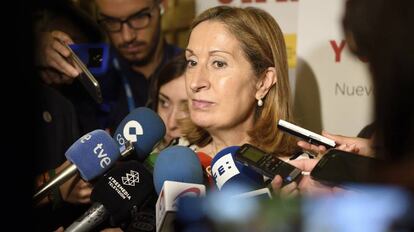 La ministra en funcions de Foment, Ana Pastor.