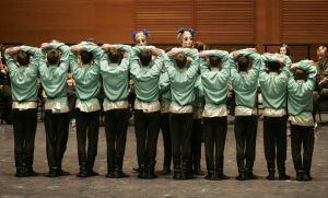 Artistas del Coro, Ballet y Orquesta del Ejército de Kiev.