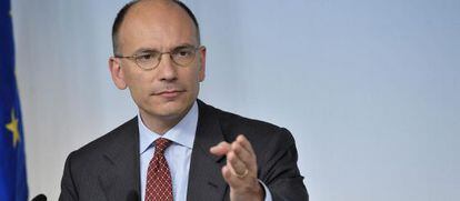 El primer ministro italiano, Enrico Letta. 