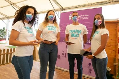 El Gobierno canario lanza una campaña con la que invita a los jóvenes a "taparse la boca" frente al Covid-19.