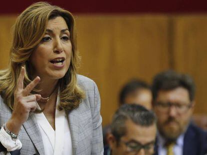 La presidenta de la Junta, Susana Díaz, este jueves.