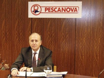 Fernández de Sousa, en una pasada junta de accionistas.