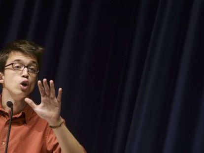 El secretario de Pol&iacute;tica de Podemos, I&ntilde;igo Errej&oacute;n.