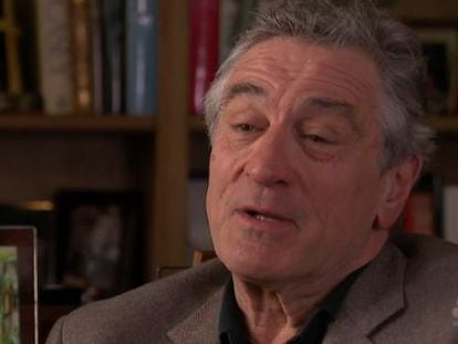 Captura de pantalla de Robert de Niro en la intervenci&oacute;n en un documental de la NBC.