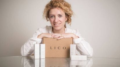 Estefanía Ferrer, fundadora de la firma de cosmética LICO.