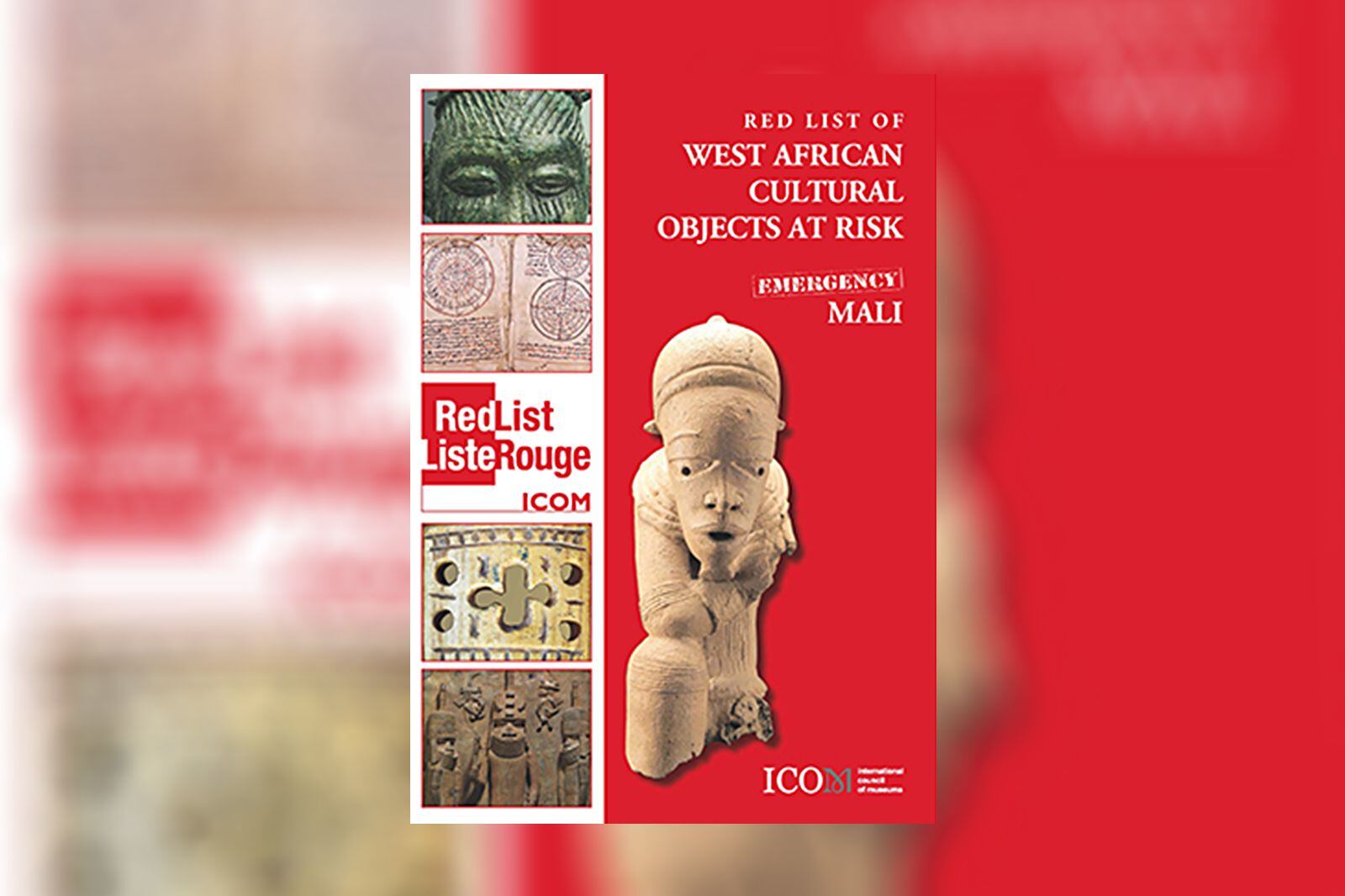 Aspecto de una las listas rojas del ICOM, dedicada al África Occidental.