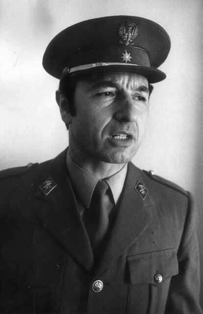 El comandante Prudencio García Martínez de Murguía, en 1976.