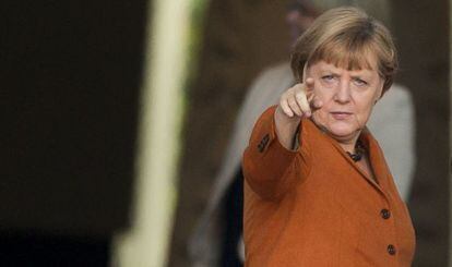 La canciller, Angela Merkel, en Berl&iacute;n.
