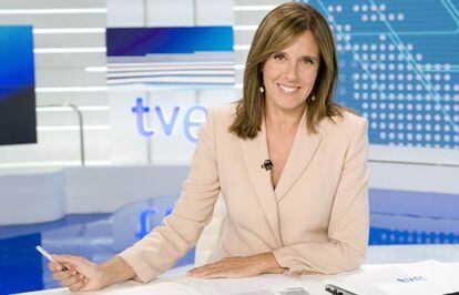 Ana Blanco, presentadora de informativos de TVE.