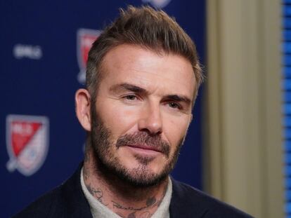 David Beckham, el pasado mes de febrero.