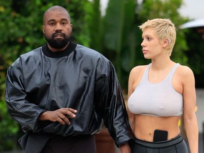 Kanye West y Bianca Censori, en Los Ángeles (California), el pasado 13 de mayo.