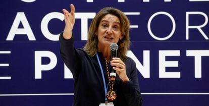 Teresa Ribera, vicepresidenta y ministra de Transición Ecológica.